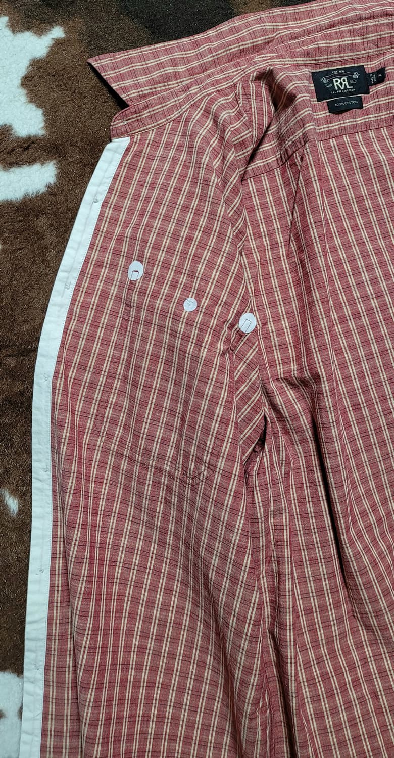 RRL 남성용 체크 남방(XL) 상품이미지8