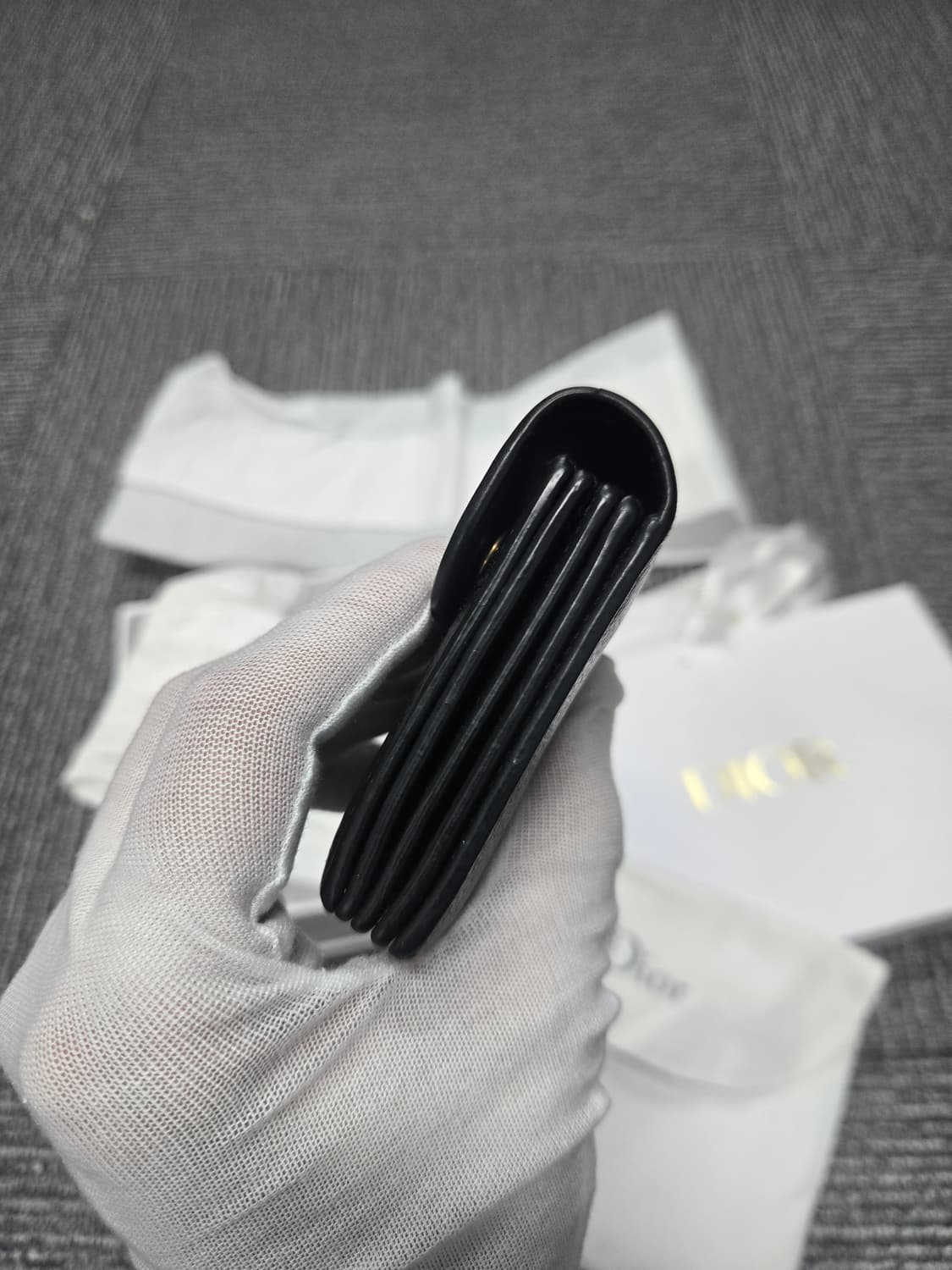 [특가][정품] 디올 새들 아코디언 반지갑 상품이미지4