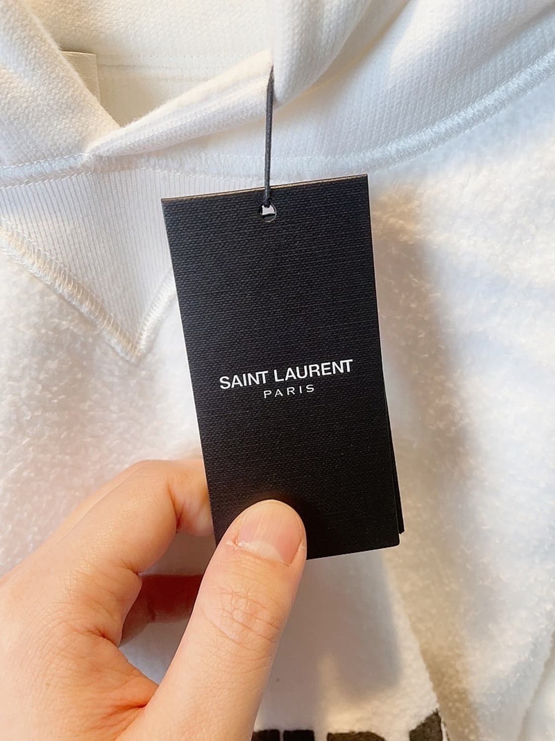 (정품/새상품) 생로랑 아가파이 내츄럴 후드티 상품이미지6