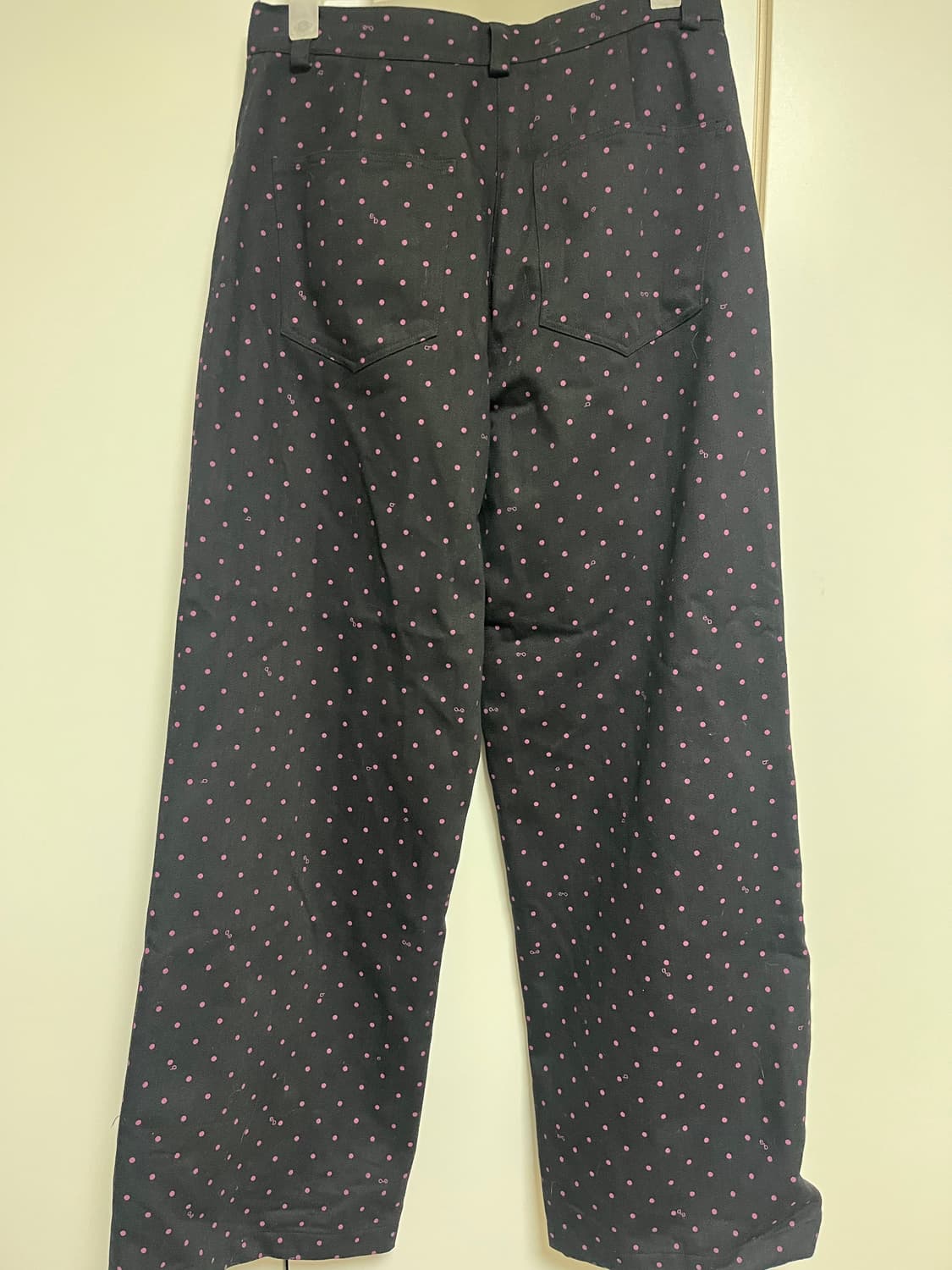 엔조블루스 도트 와이드 팬츠 S 상품이미지4