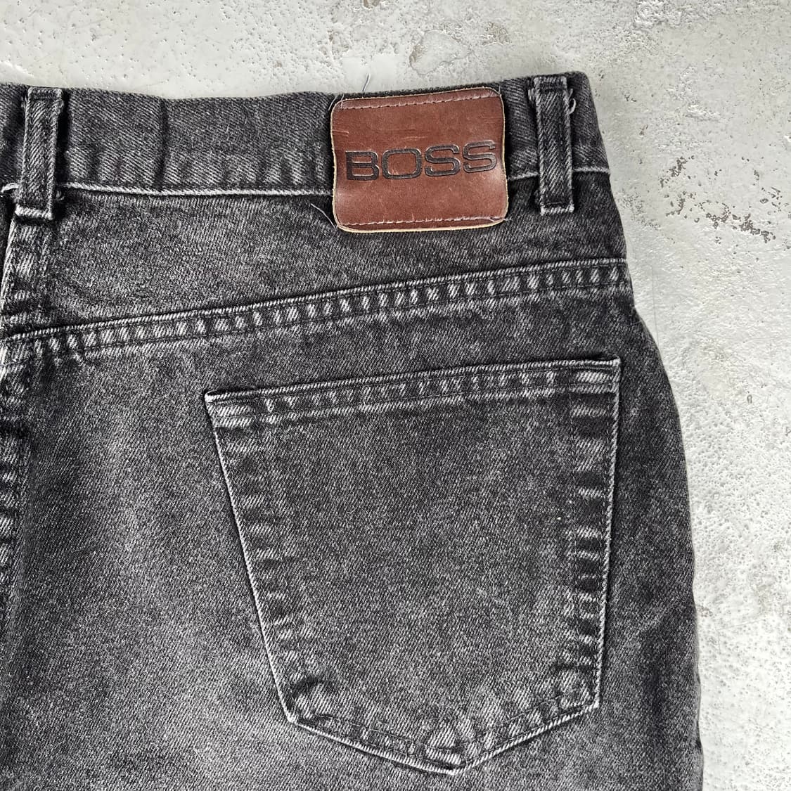 빈티지 Boss Jeans 스케이터 데님 쇼츠 블랙 상품이미지7