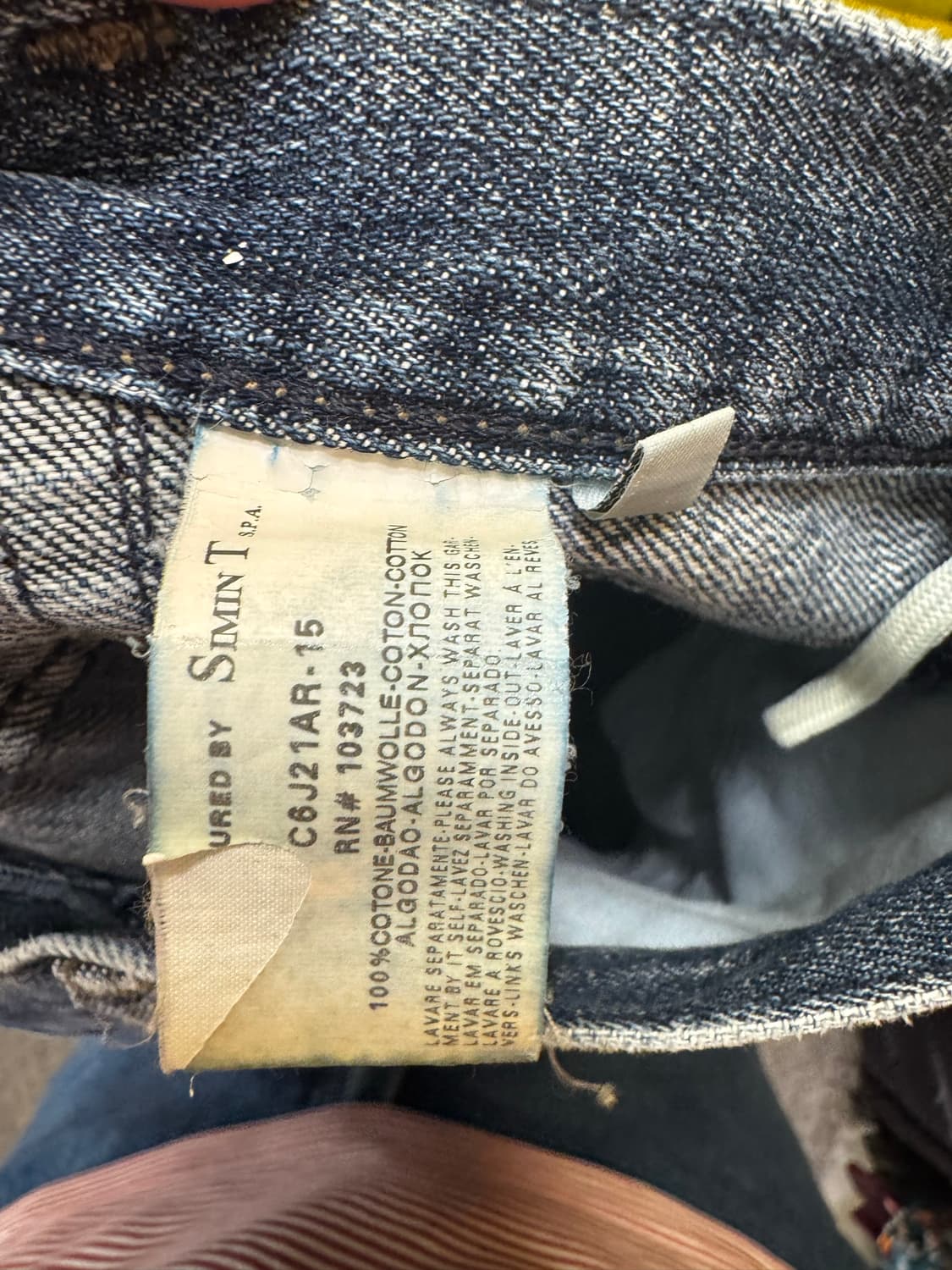90s Armani Jeans denim pants 상품이미지6