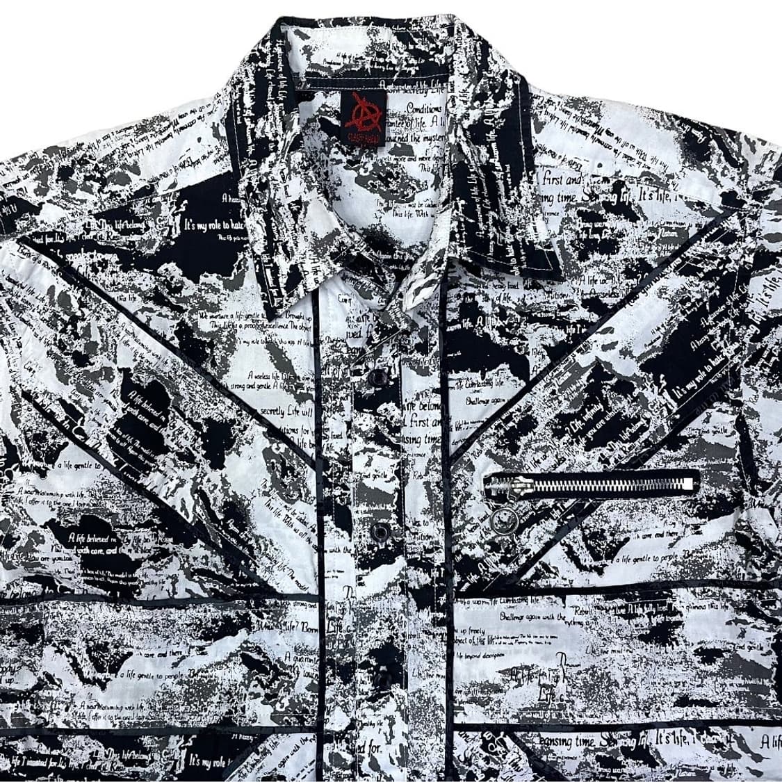 JPN 유니언잭 패치 하프 셔츠 상품이미지2