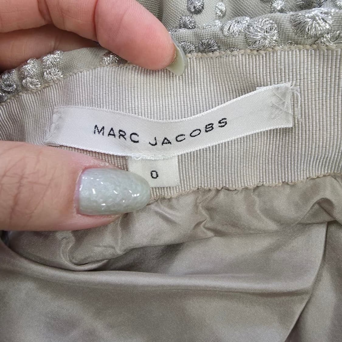 마크제이콥스 빈티지 트위드 사다리꼴주름 스커트 치마 상품이미지6