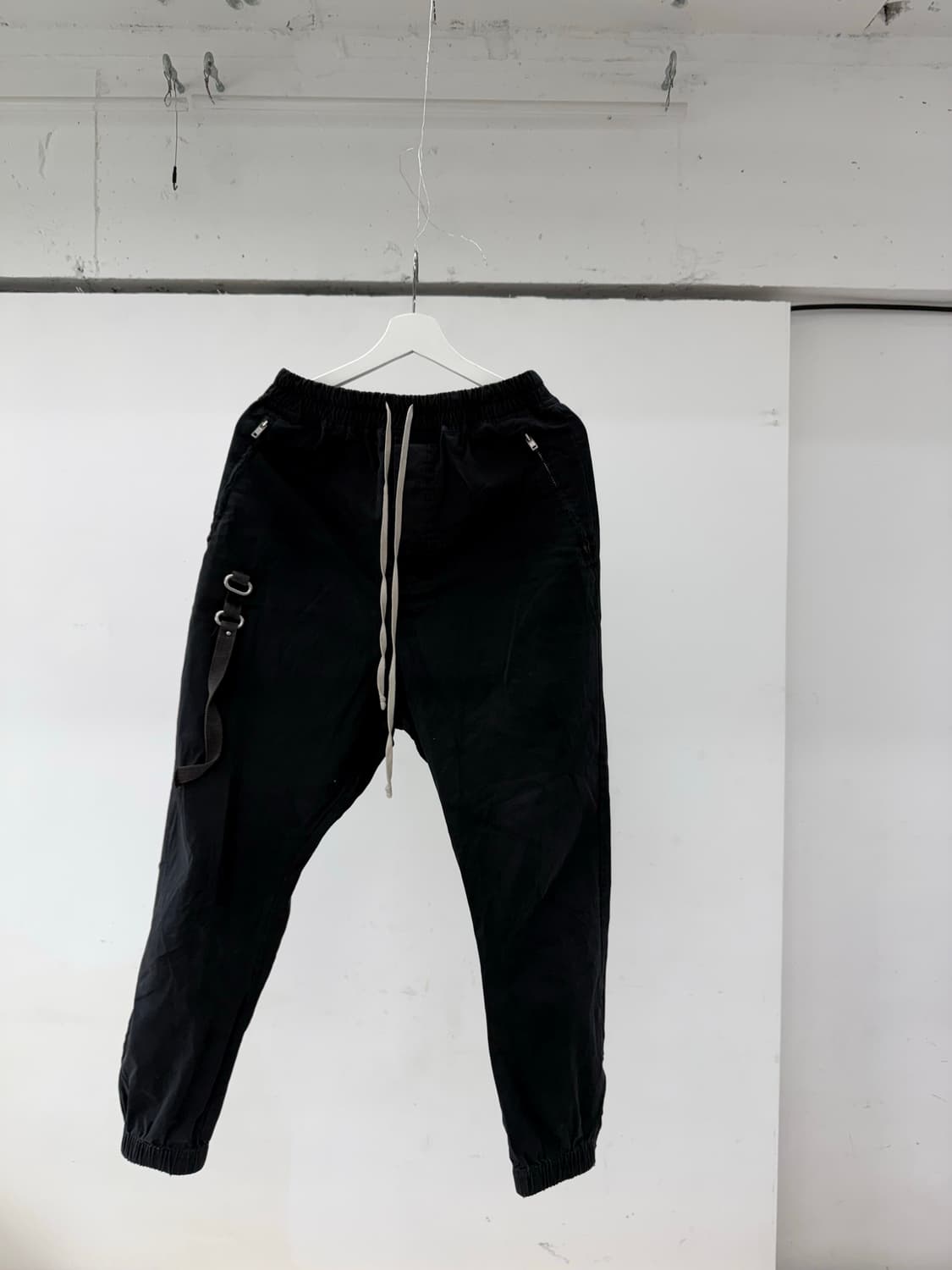 Rick owens / Black poplin Track / 30 상품이미지2