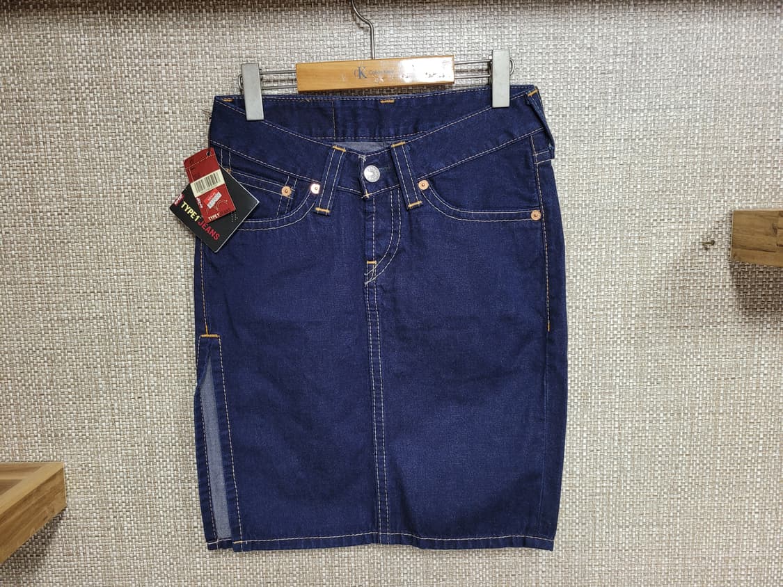 S사이즈 리바이스 타입원 청스커트 새상품 빈티지 상품이미지1