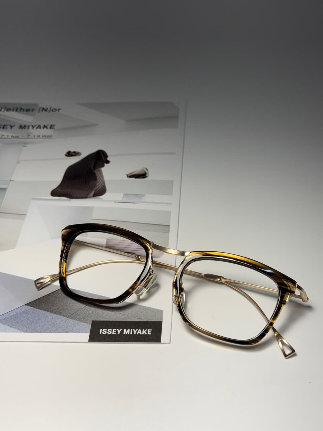 Issey Miyake 이세이 미야케 x금자안경  스퀘어 라인 0024 상품이미지6