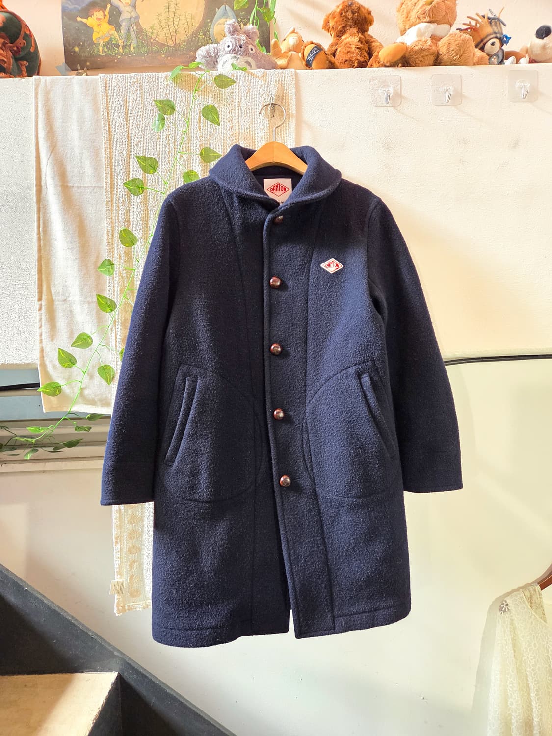 DANTON 동글 카라 울코트 상품이미지1