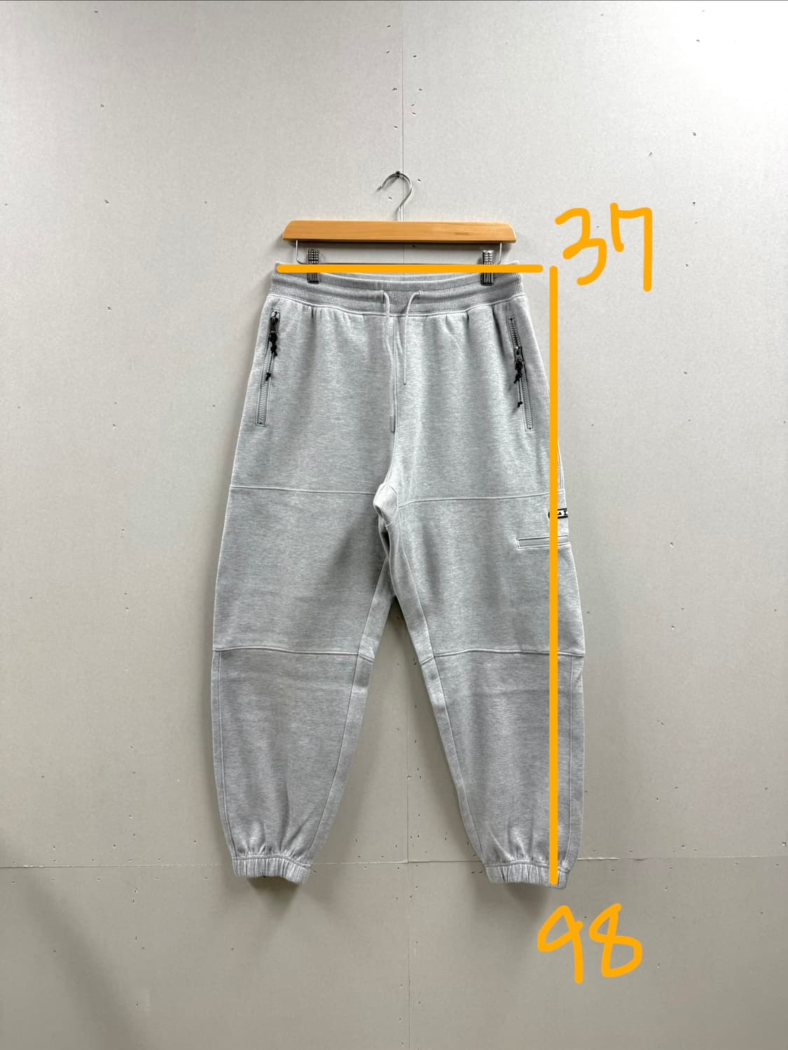 남성 M / 휠라 스웻 조거팬츠 그레이 상품이미지2