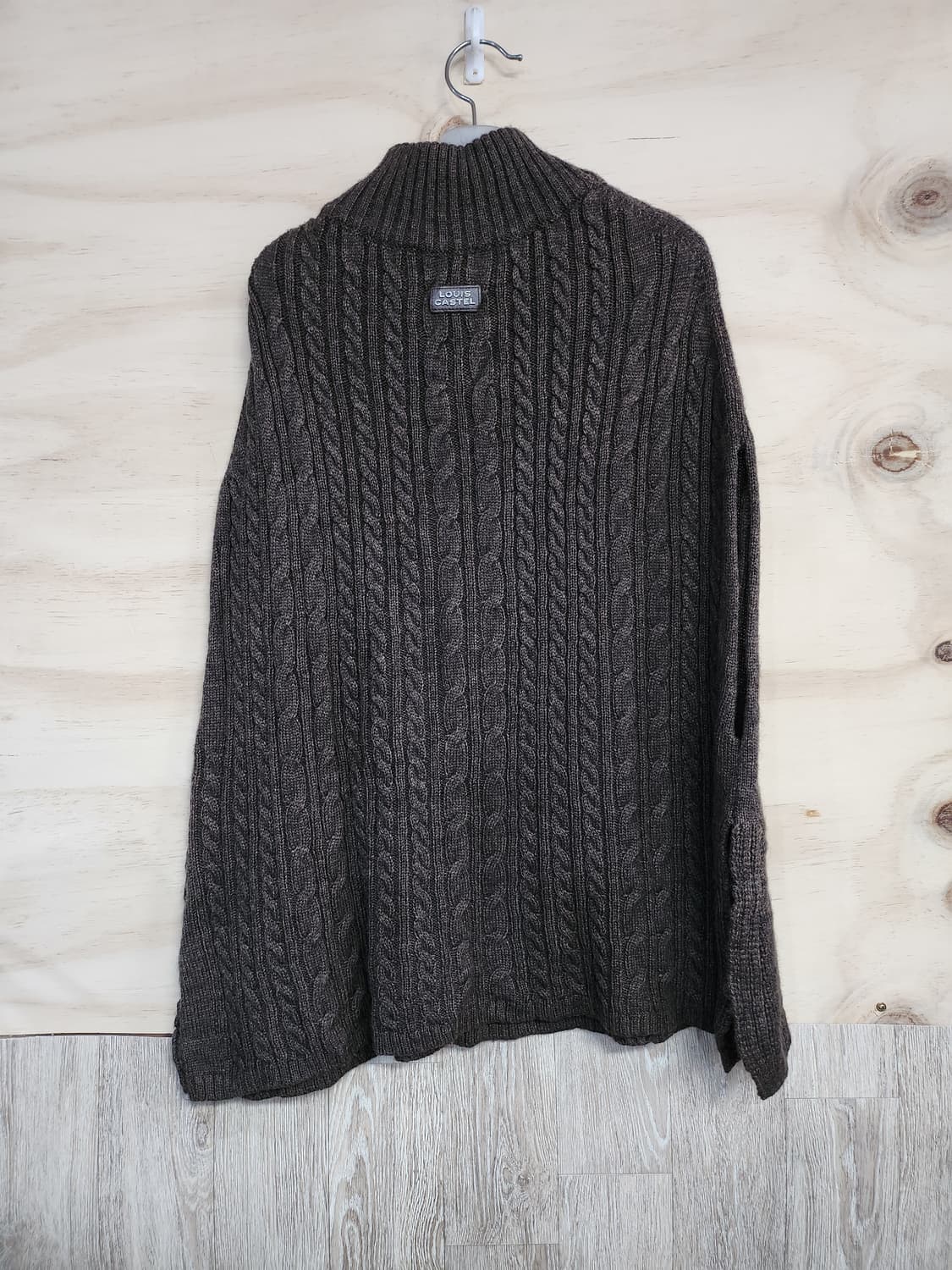 489) 루이스카스텔 알파카블랜드 판초 가디건 상품이미지5