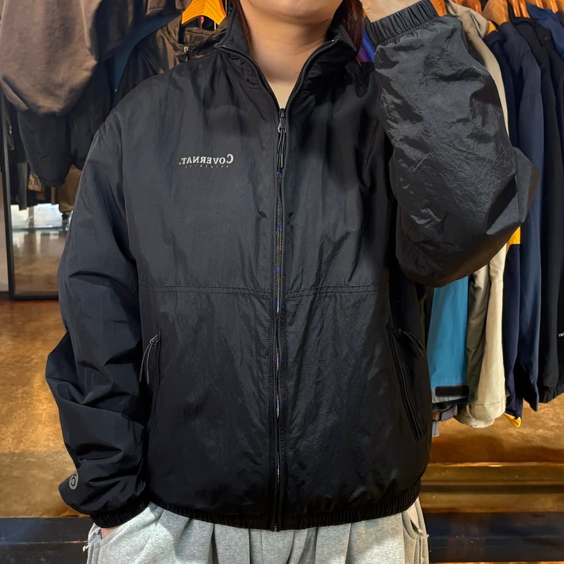 커버낫 블랙 점퍼 상품이미지1