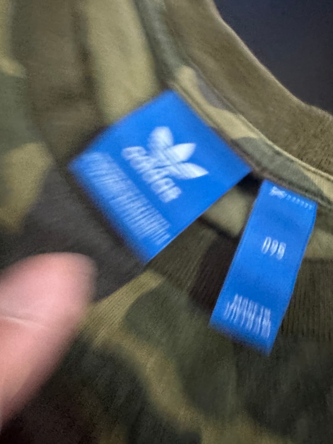 희귀!! 아디다스 빅 로고 카모 반팔 티셔츠 M 상품이미지4