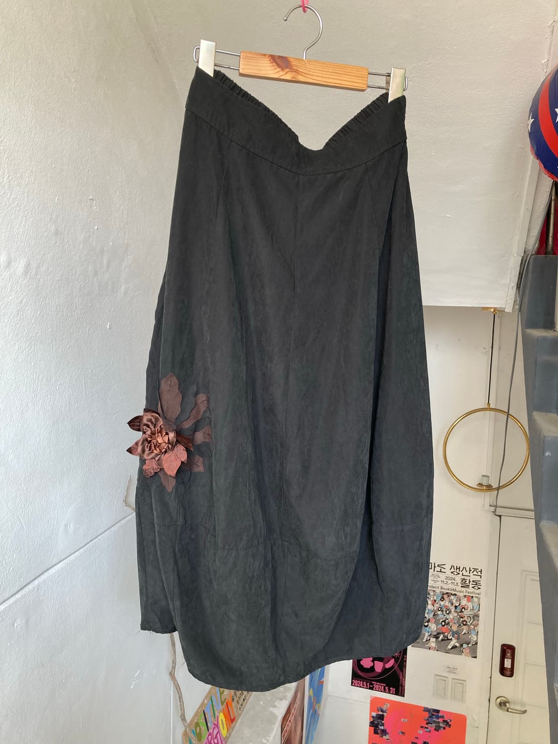 에스닉 플라워 롱 벌룬 스커트 상품이미지1