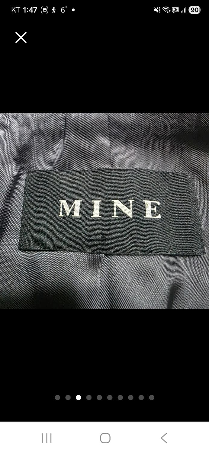 ​ MINE 마인 캐시미어 51% 벨티드 코트  [상태최상] 상품이미지4