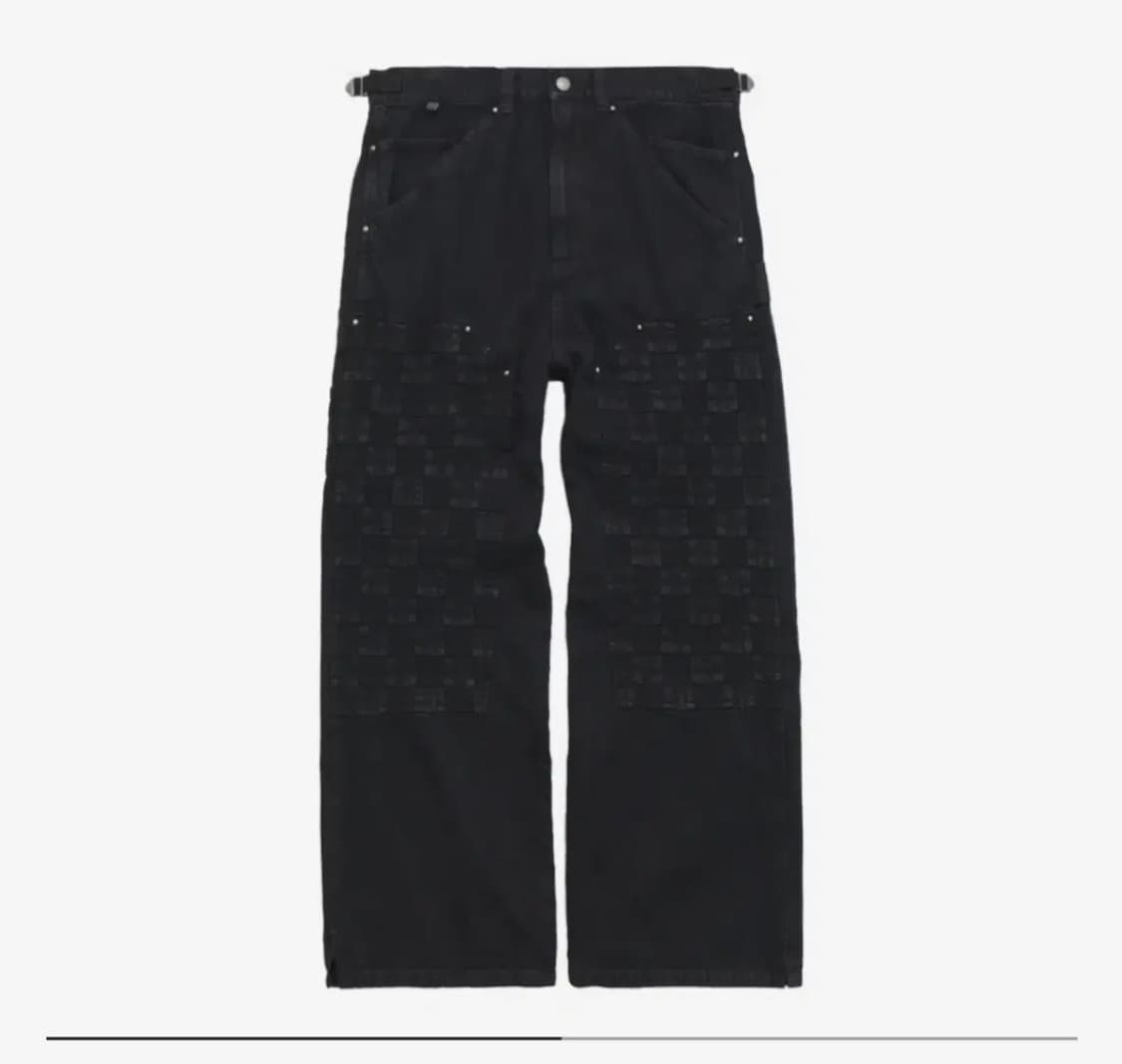 폴리테루 패치드 보로 더블니 (3사이즈, 새상품) 상품이미지1