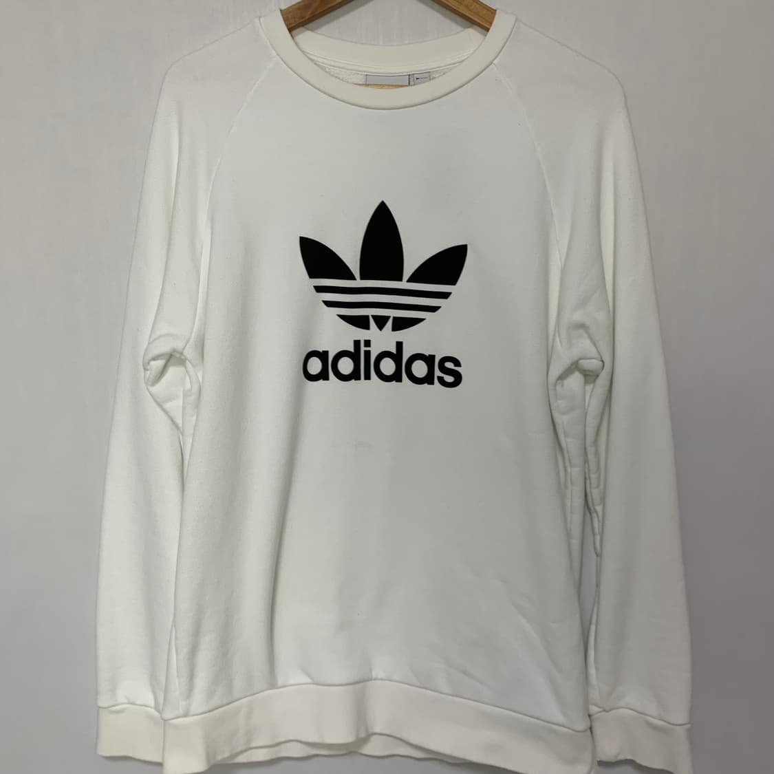 아디다스 트레포일 맨투맨 긴팔 빈티지 아이보리 XL 상품이미지2