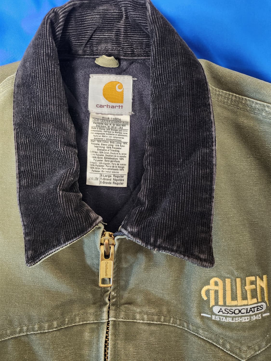 칼하트Carhartt/ j14 LOV 산타페 자켓/XL 상품이미지3