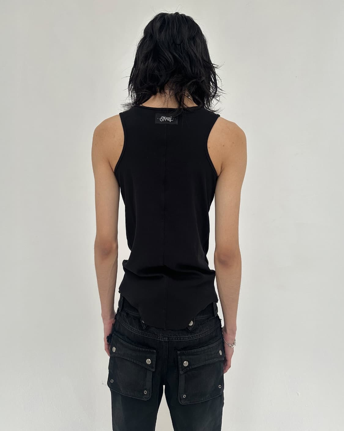 Skoot 스쿠읏 핸즈미다운 엑스테이스 탱크탑 블랙 상품이미지7