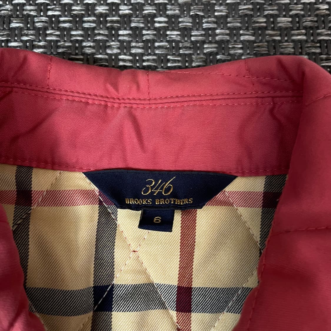 브룩스브라더스 말린핑크 퀄팅 자켓 상품이미지4