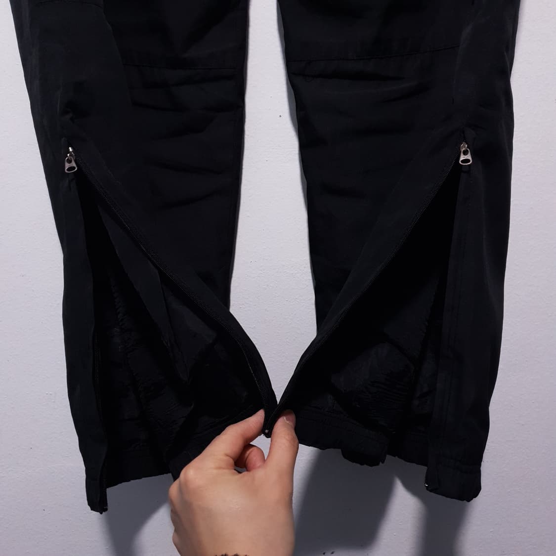 00s 나이키 맨유 스우시 올드스쿨 우븐 트랙팬츠 블랙 희귀 (35인치) 상품이미지8