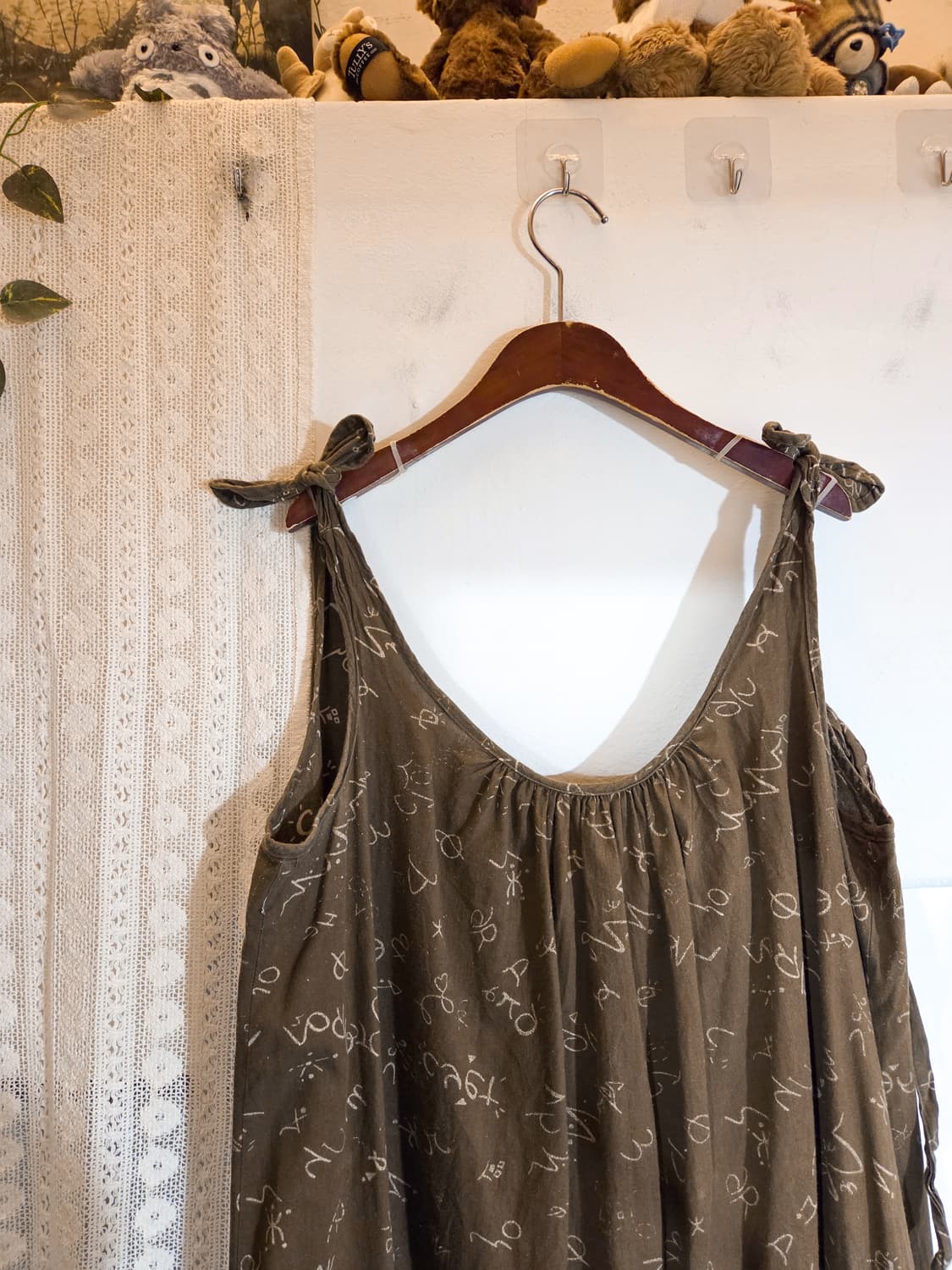 패턴 민소매 원피스 상품이미지2