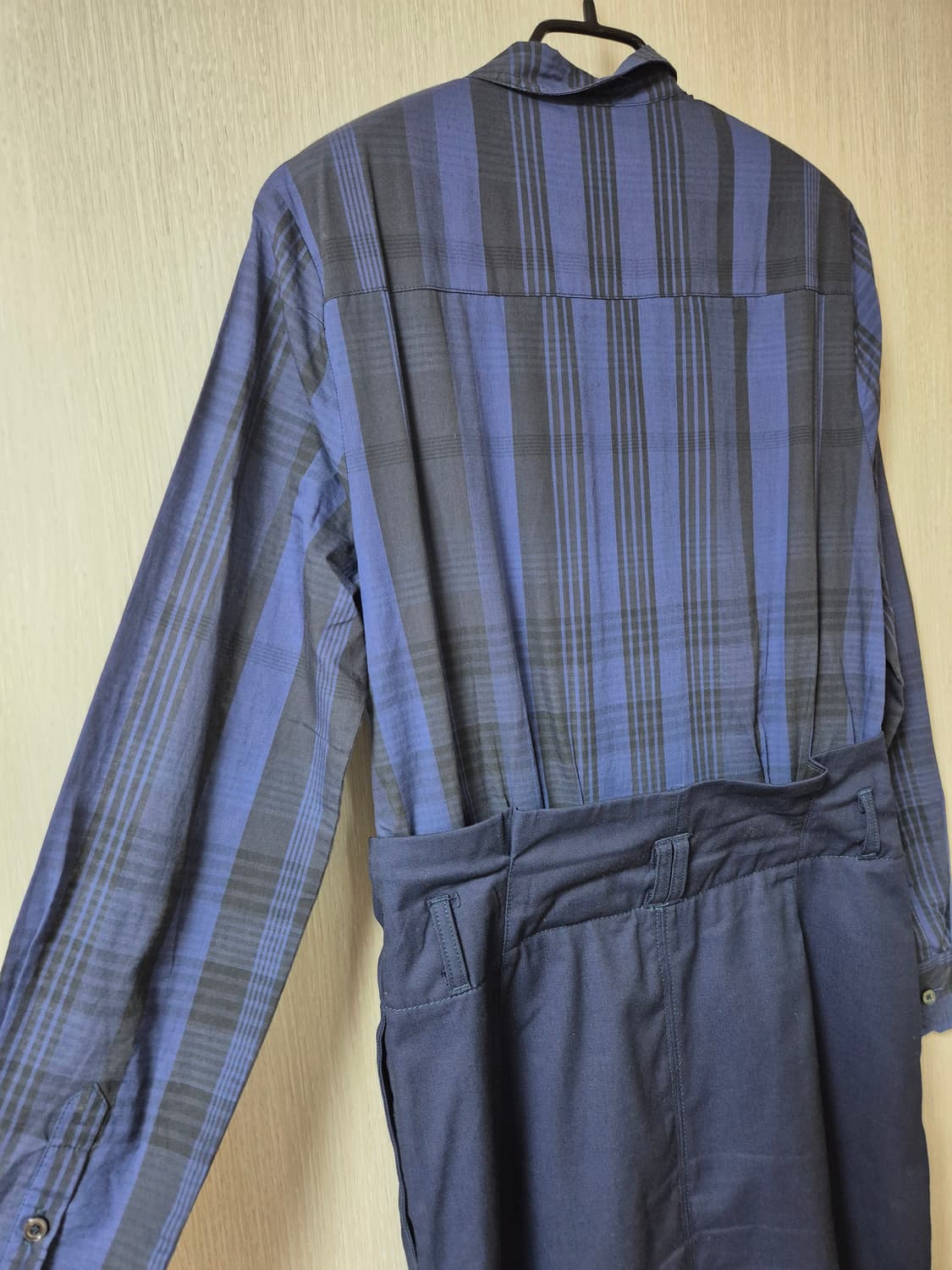 (정품) 버버리 셔츠원피스 배색라인 원피스 6 (40) 상품이미지3