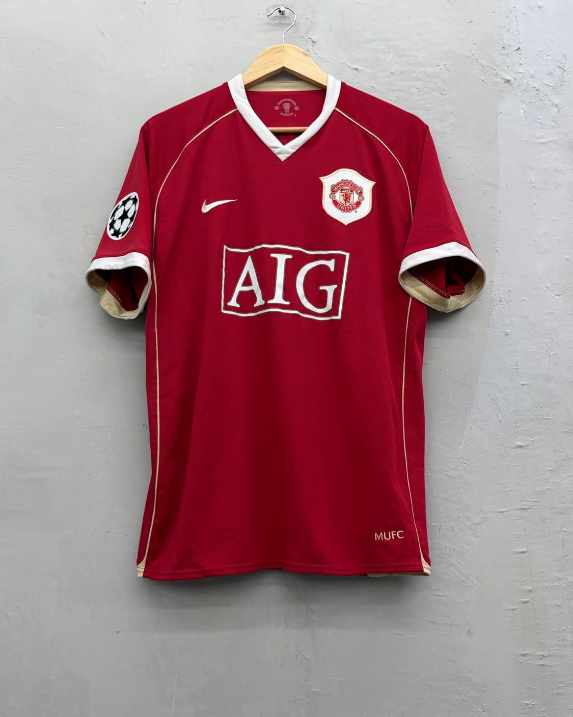 나이키 06-07 맨체스터 유나이티드 홈 챔스킷 박지성 상품이미지4