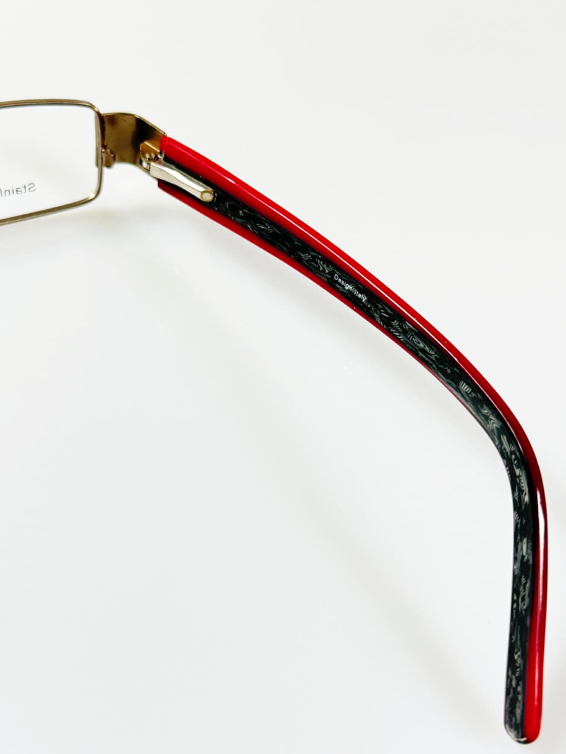 90s TOKIO 브라운 메탈 슬림 스퀘어 빈티지 안경 상품이미지7