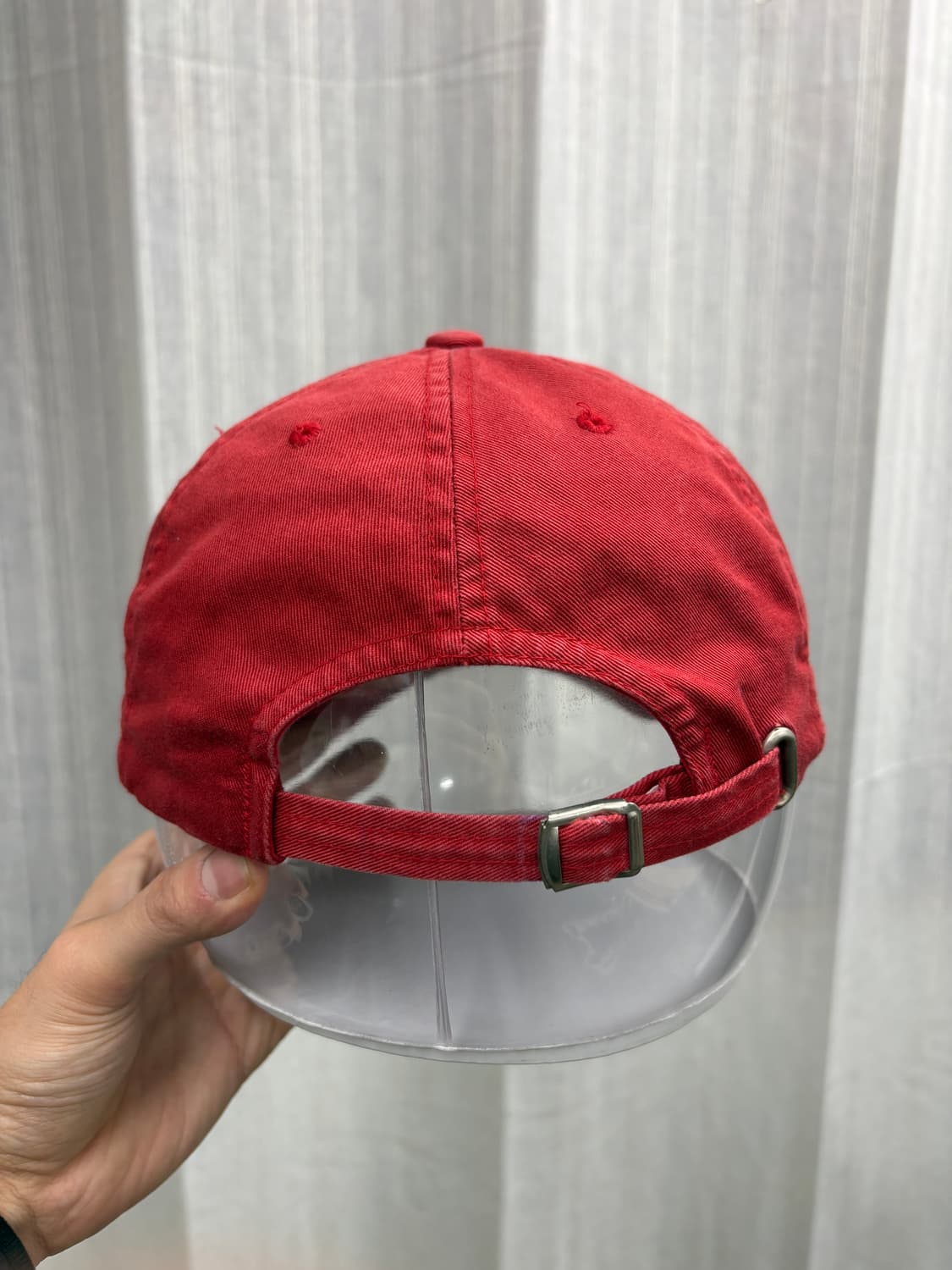 90s 폴로 랄프로렌 스포츠 레드 볼캡 모자 Polo 상품이미지3