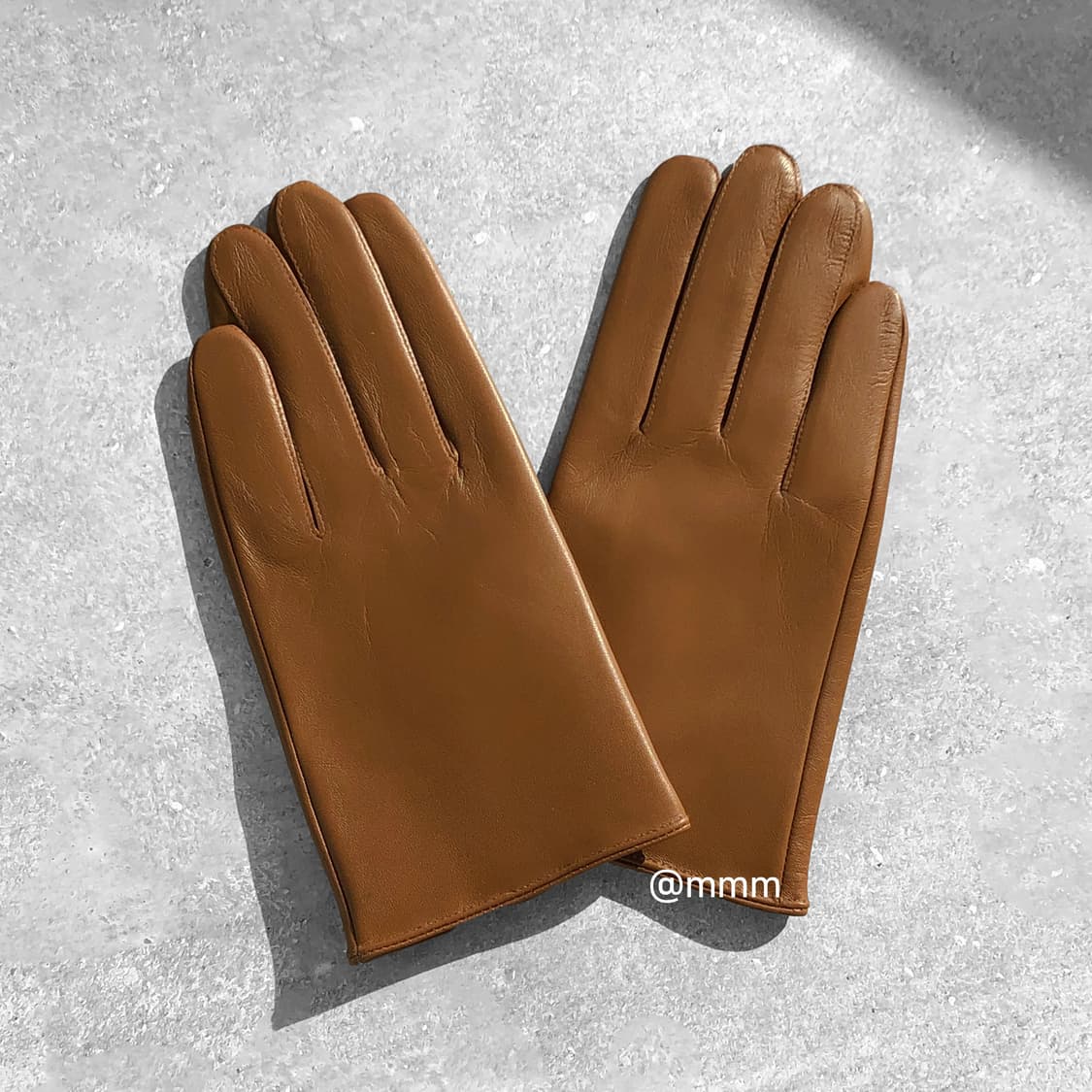 [Unisex] 램스킨 가죽 장갑 카멜 상품이미지2