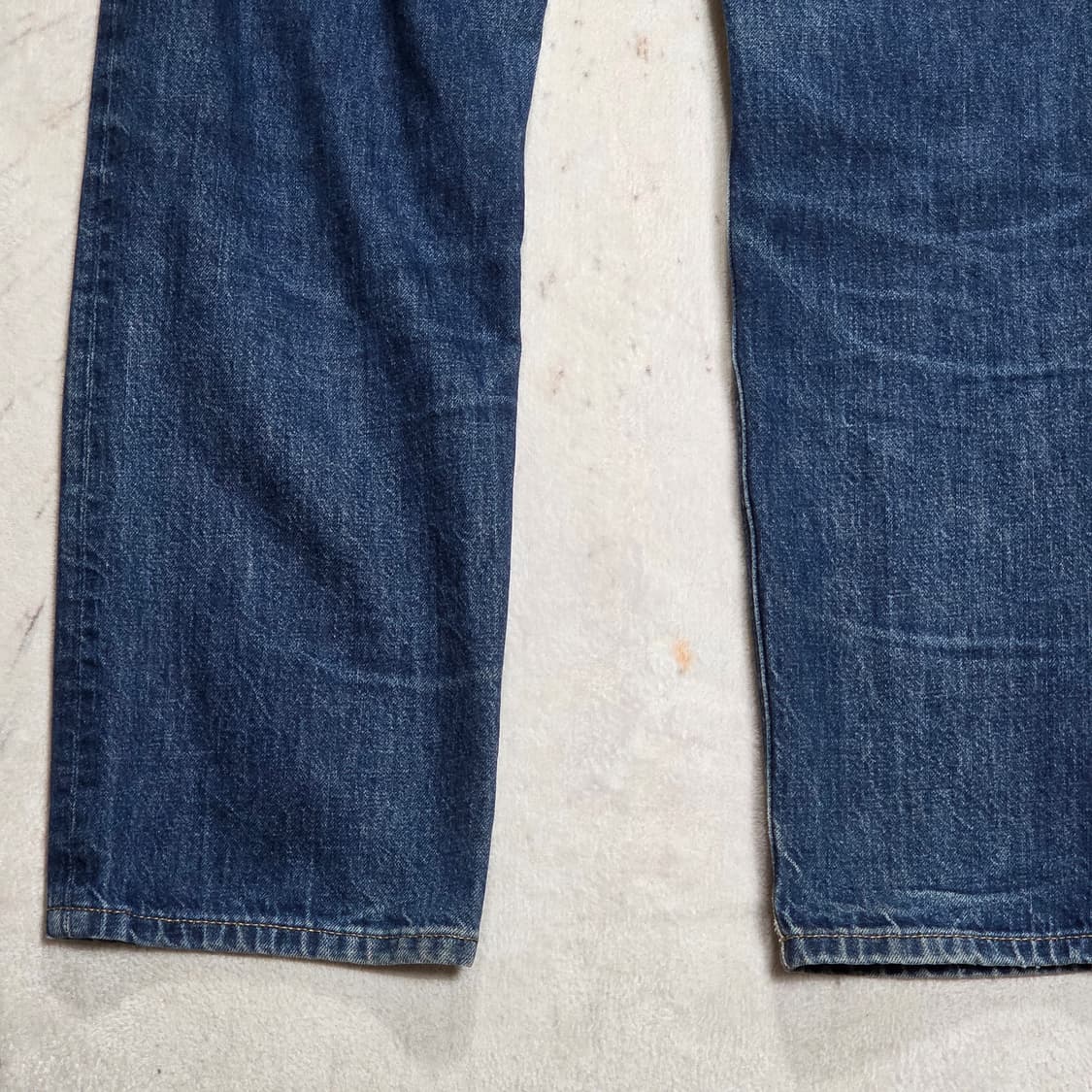 빈티지 진청 세미와이드 데님팬츠 상품이미지6