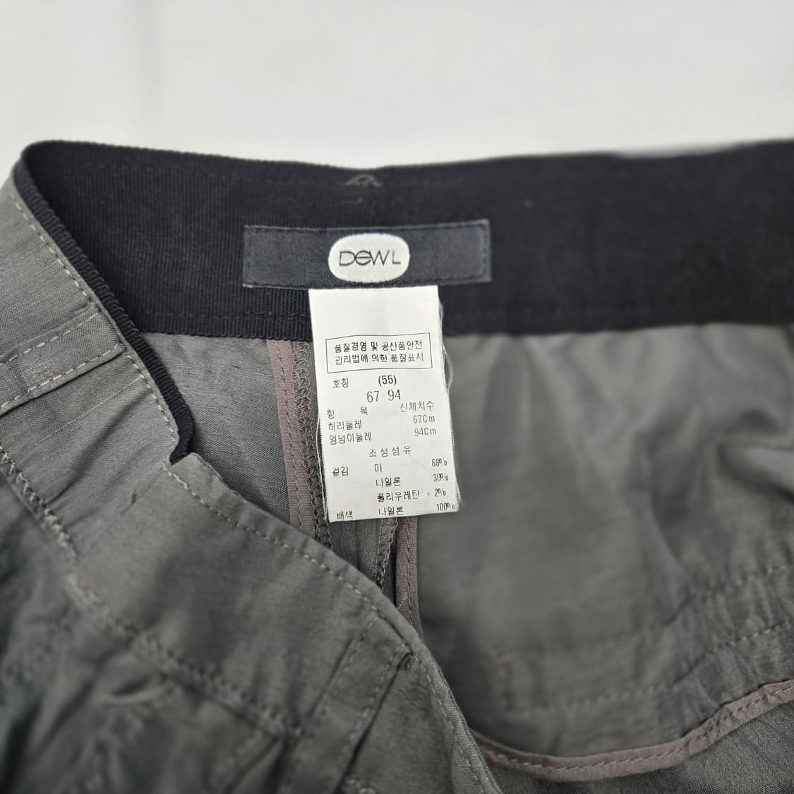 0821.듀엘 카키색 와이드 큐롯팬츠 55 상품이미지10