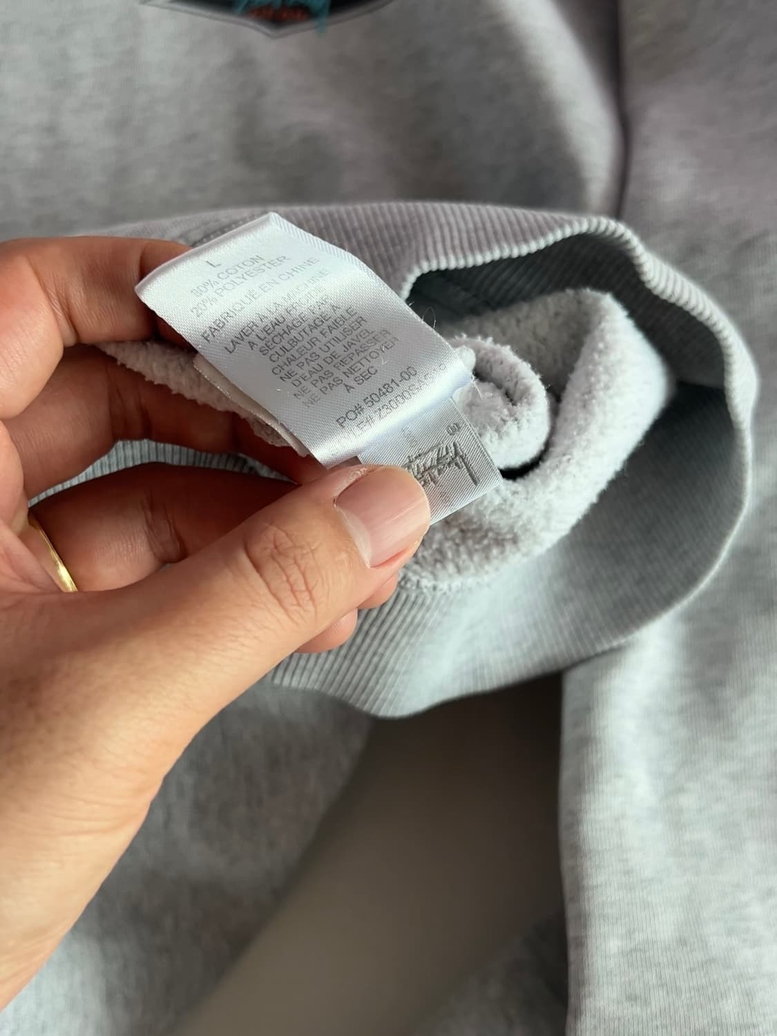 스투시 기어 맨투맨 L 상품이미지6