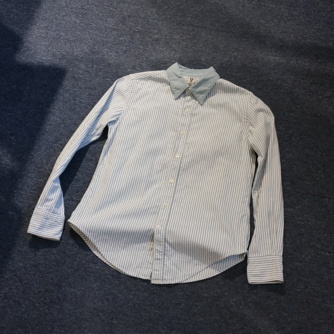 45R 코튼 고래 스티치 셔츠 상품이미지1