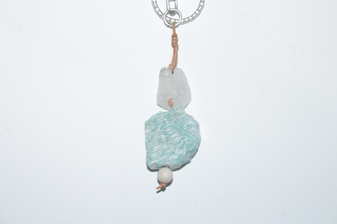 아마조나이트 석영 열쇠고리 상품이미지2