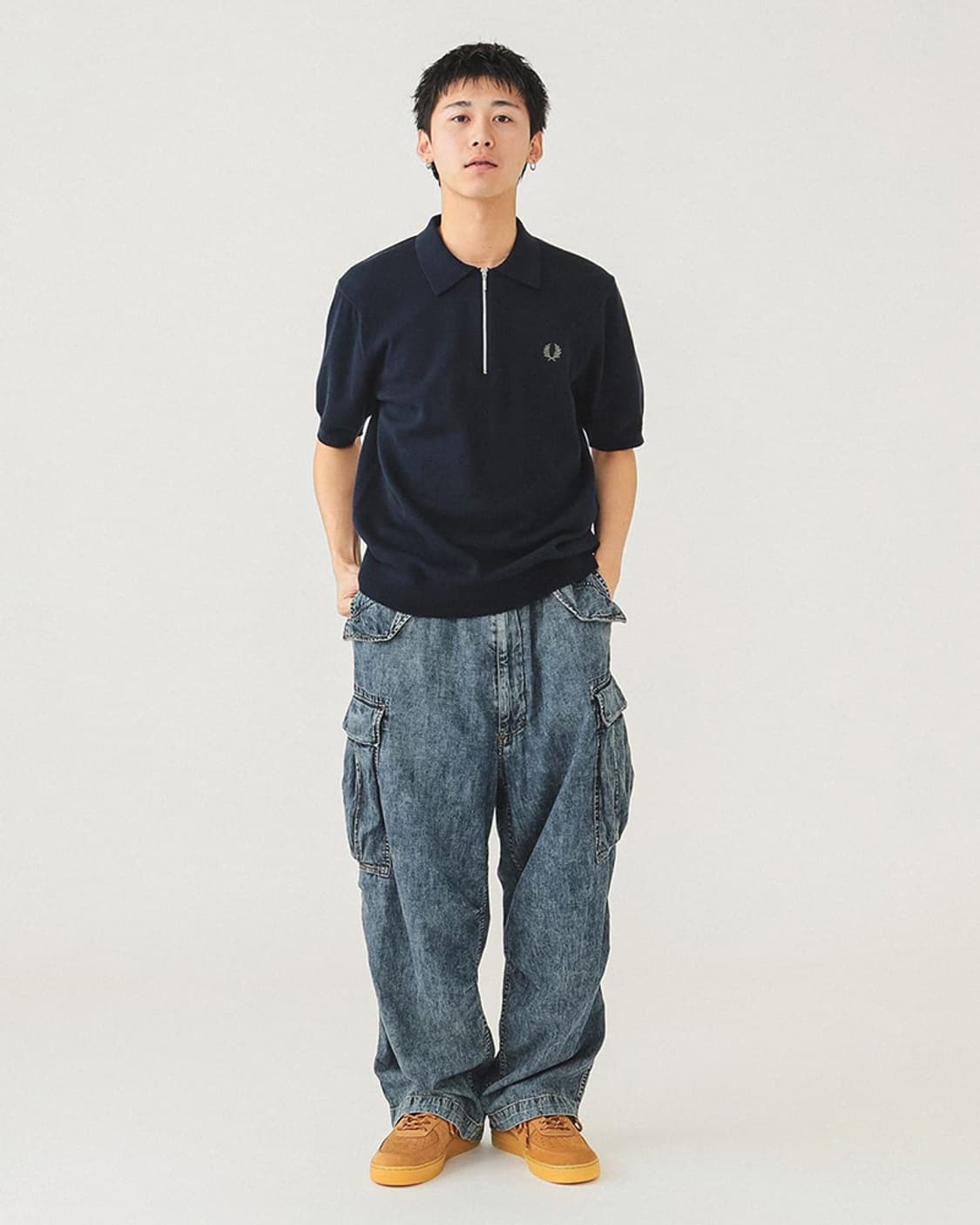 BEAMS Big 6 Pocket Denim Cargo Pants 상품이미지3
