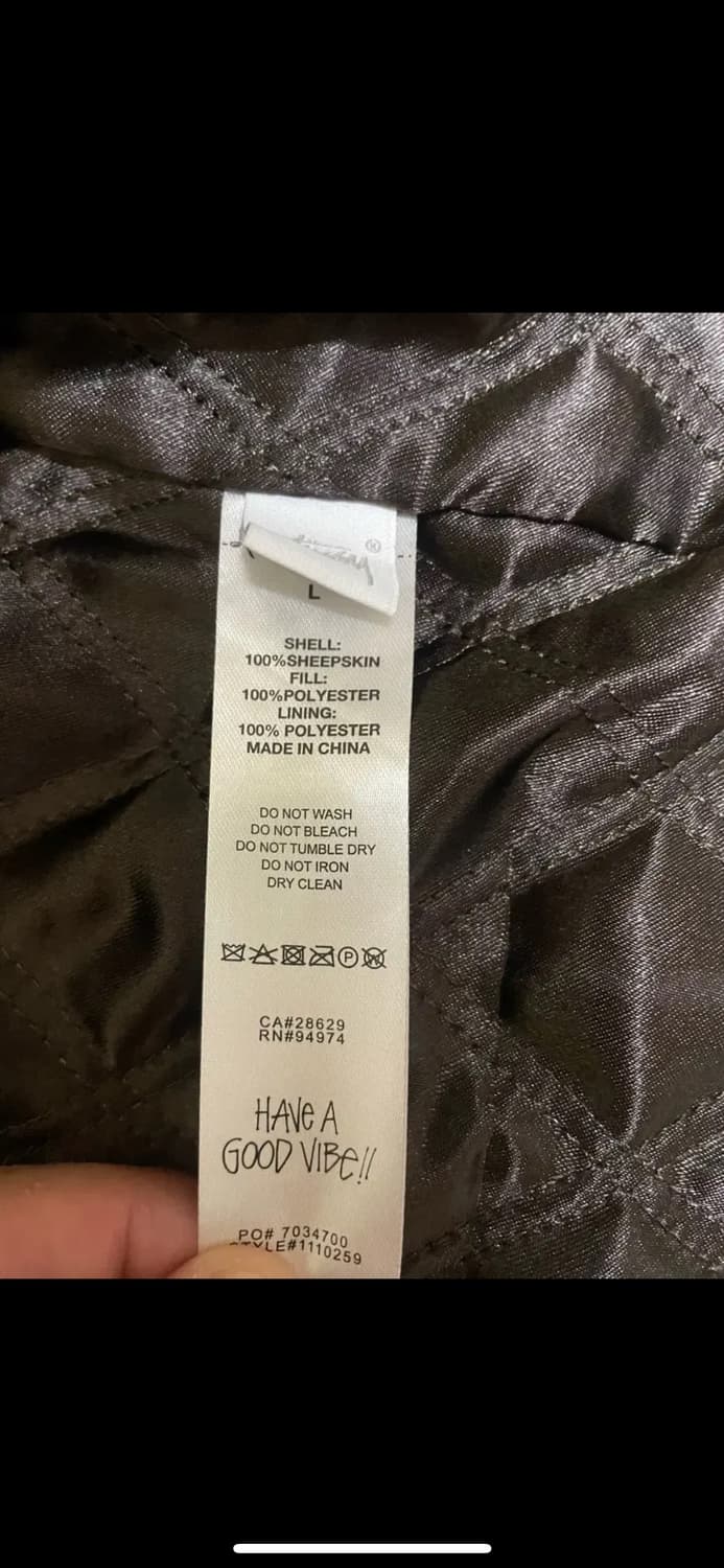 Stussy 박스레더오버자켓 에스프레소L 상품이미지4