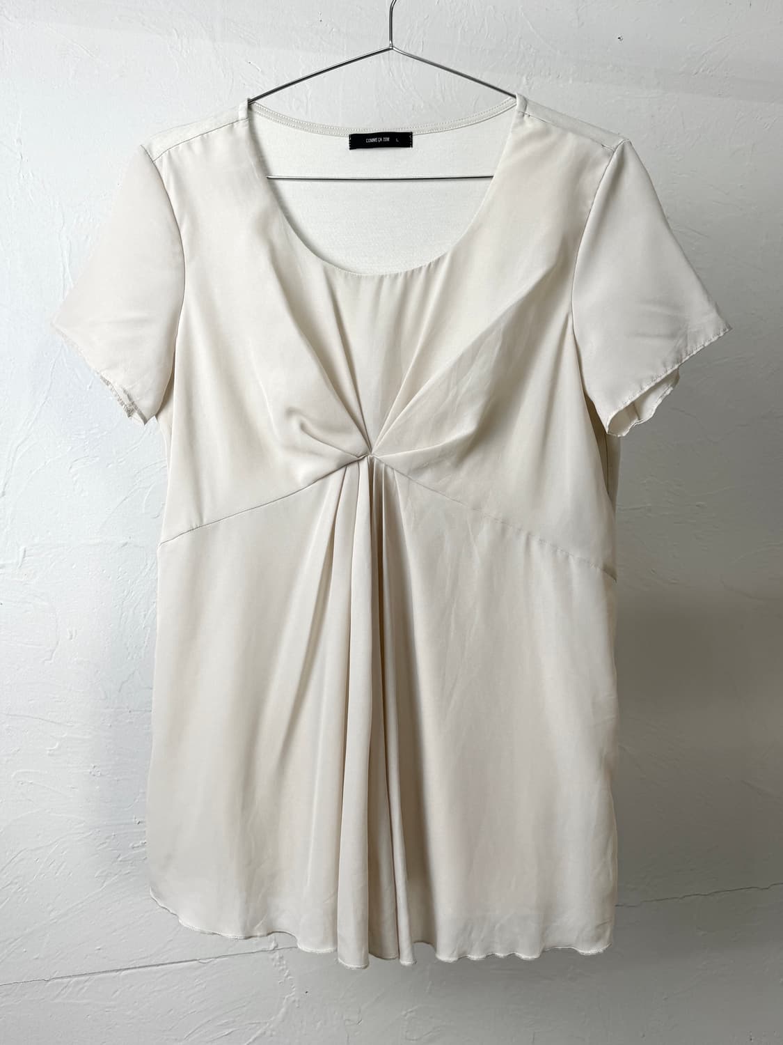 콤 사 이즘 믹스드 드레이프 티셔츠 상품이미지2