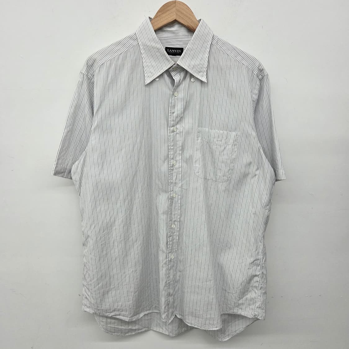 LANVIN 랑방 스트라이프 반팔 셔츠 남XL 상품이미지2