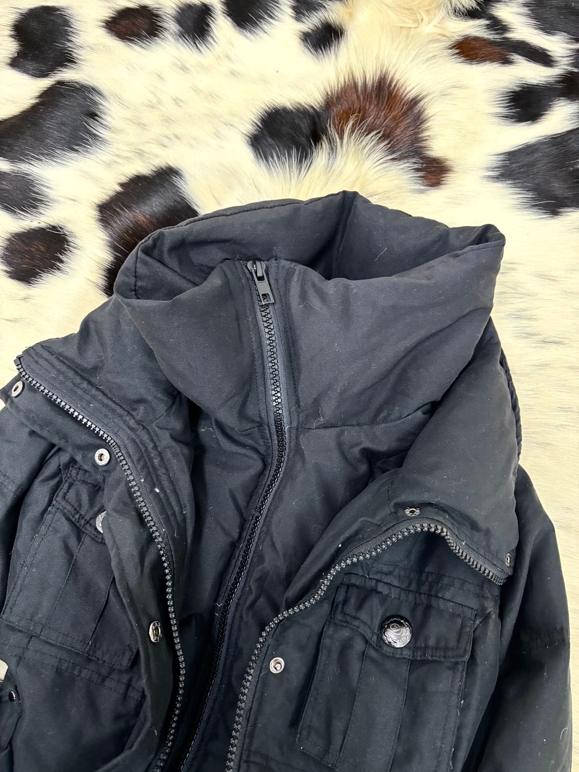 2000s Design Layered Long Padding 상품이미지5