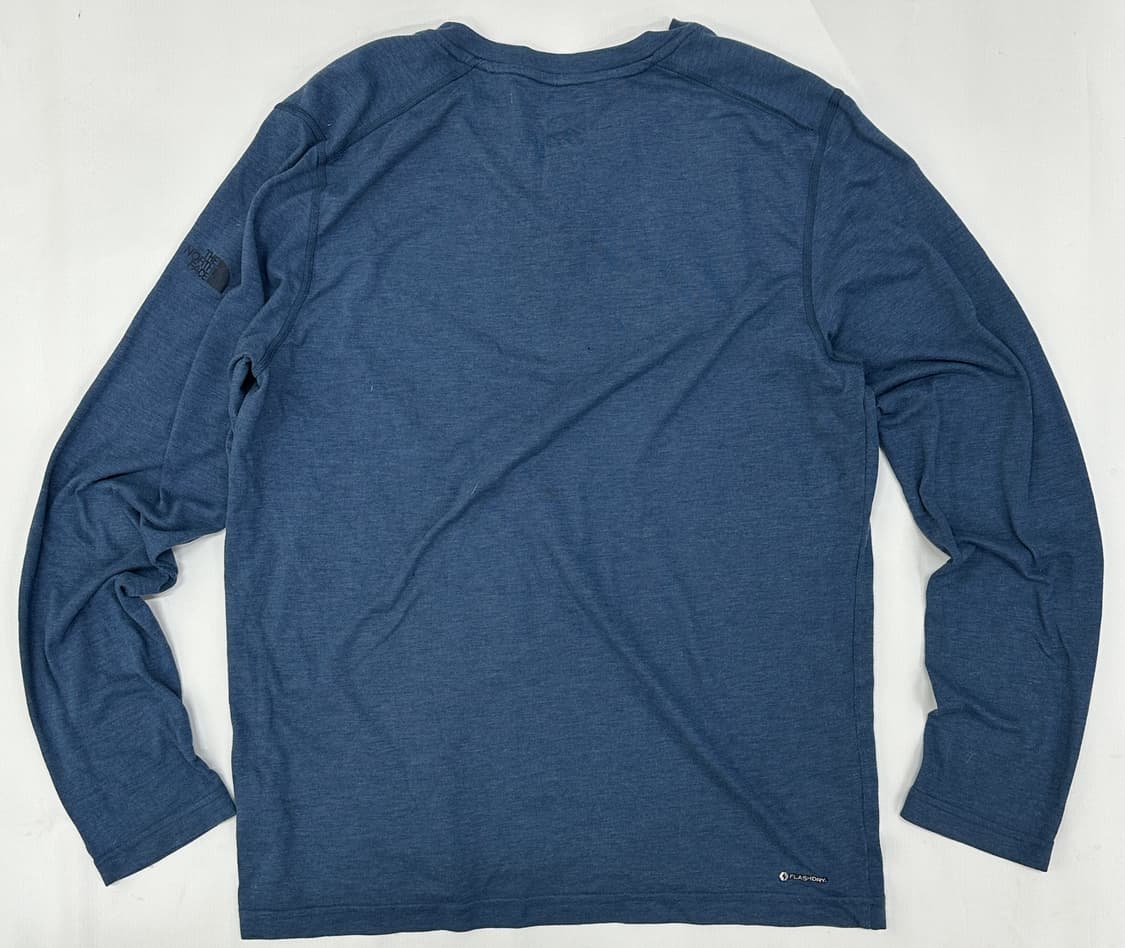 재팬 노스페이스 블루 롱슬리브 긴팔 티셔츠 아메카지 보헤미안  상품이미지3