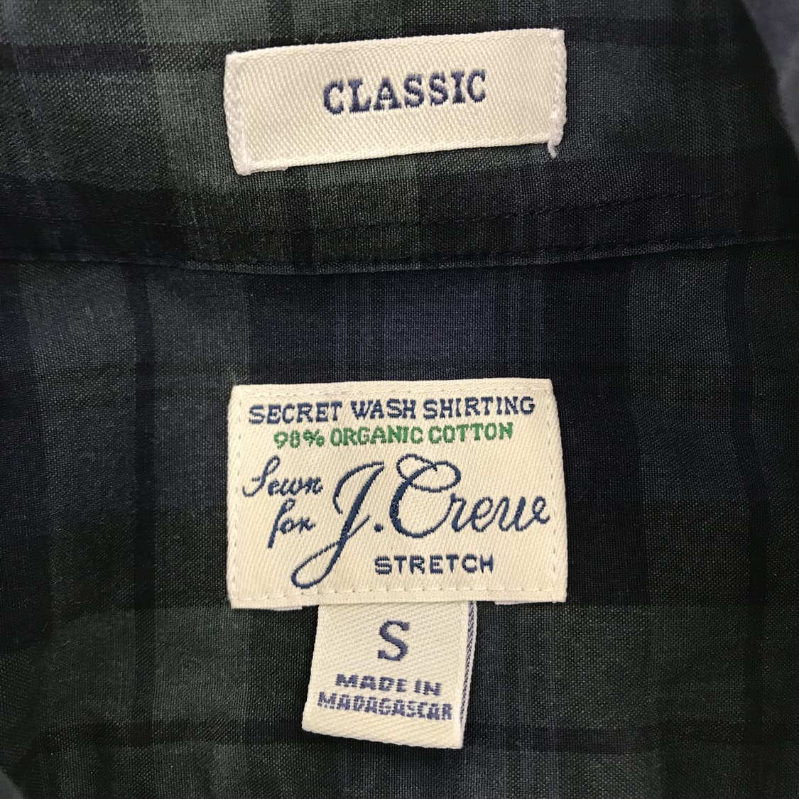 J.CREW 제이크루 클래식핏 타탄체크셔츠 [S] 상품이미지4