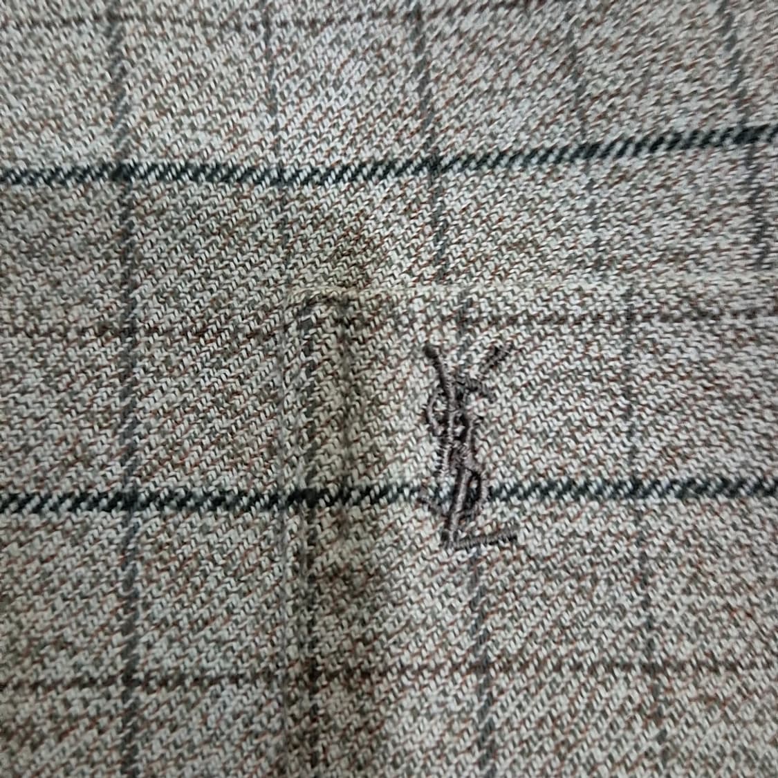 Yves Saint Laurent 입생로랑 YSL 체크 셔츠 상품이미지3