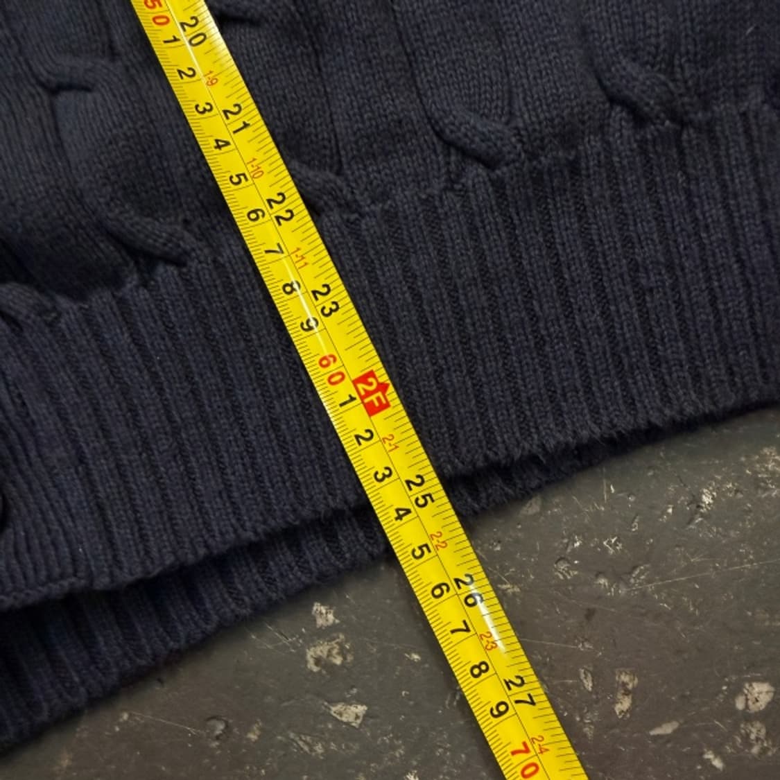 95 타미힐피거 꽈배기 니트 가디건  상품이미지6