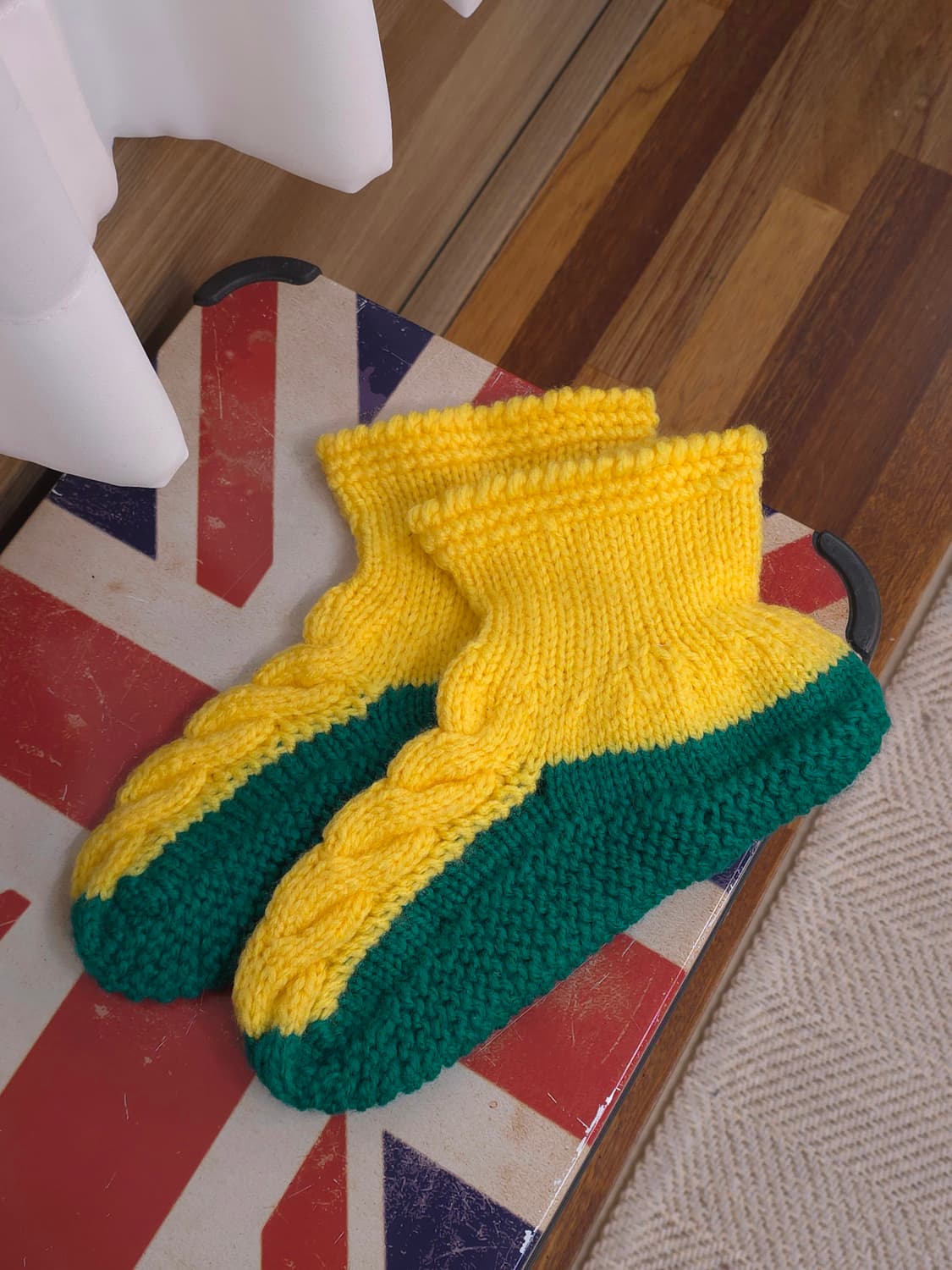 손뜨개 케이프+풋워머 상품이미지4