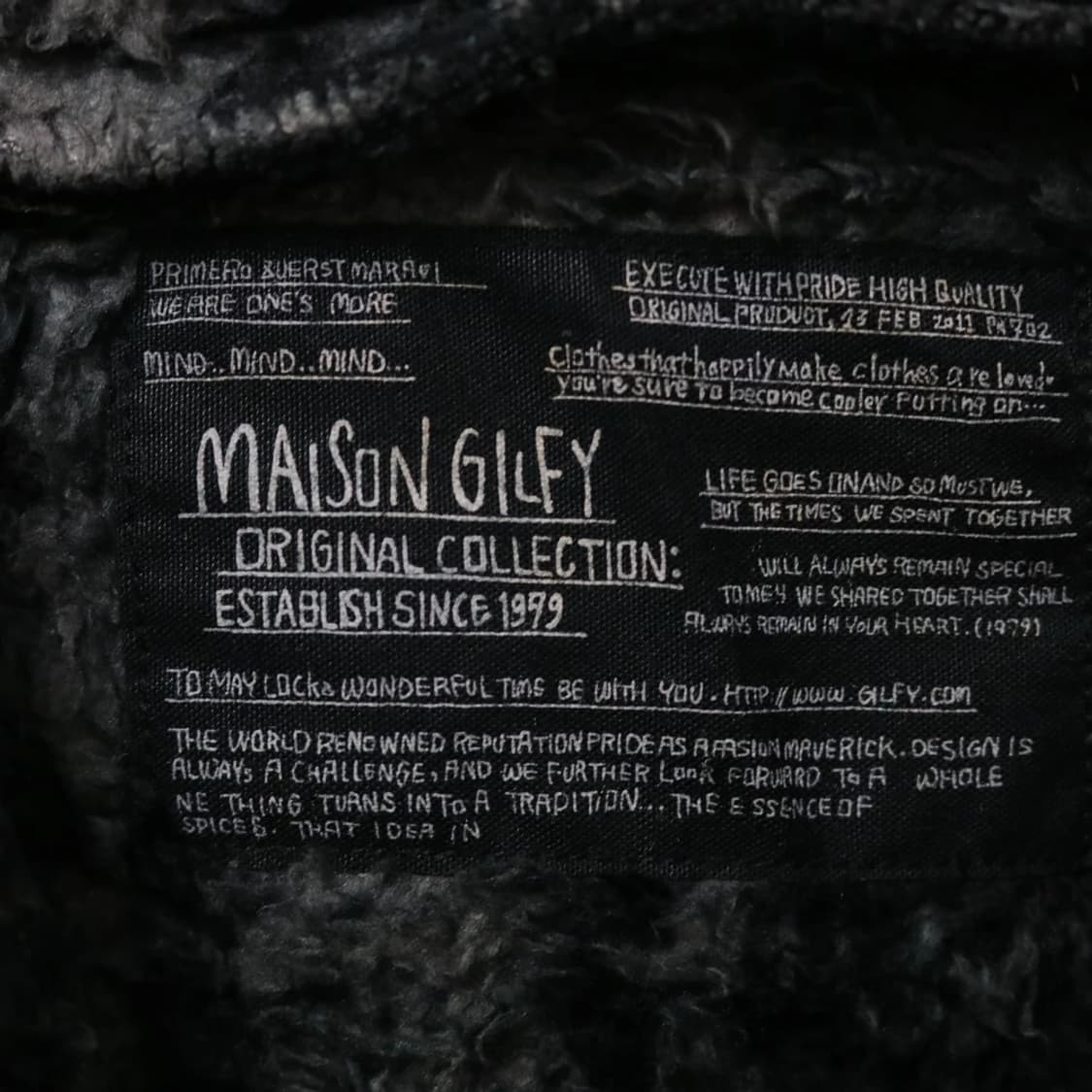 MAISON GILFY 부클 후드 집업 63556 상품이미지7