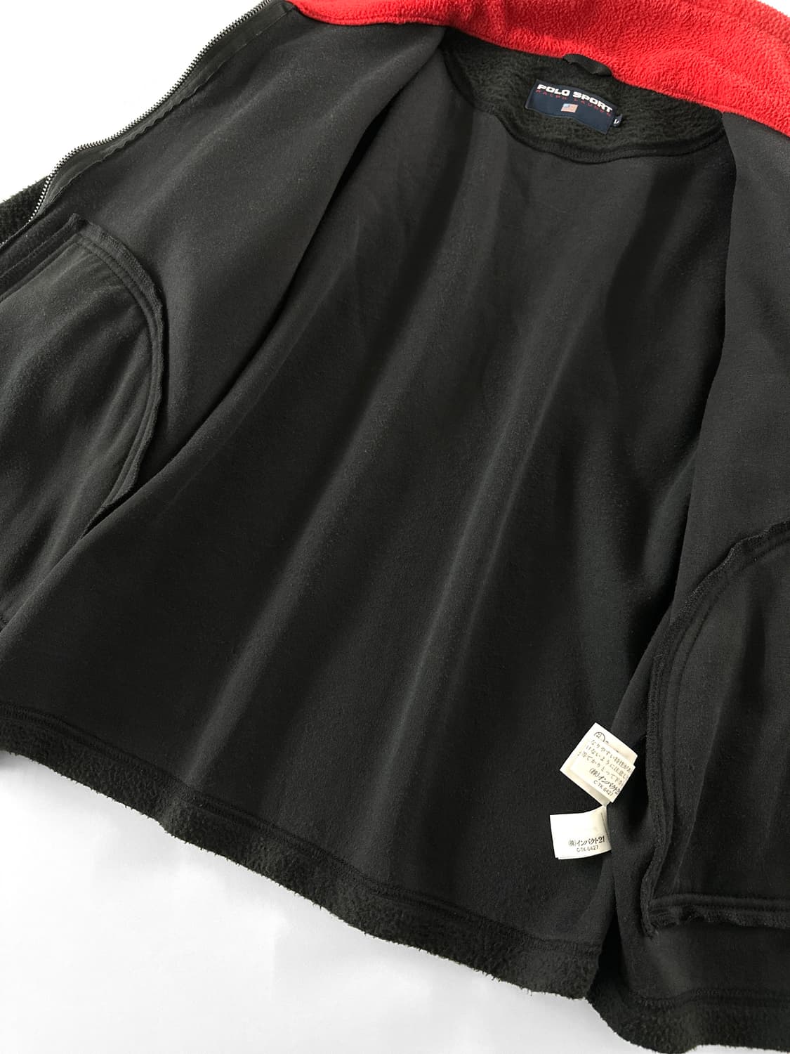 90s 빈티지 폴로 스포츠 밀리터리 디테일 플리스 자켓 상품이미지9