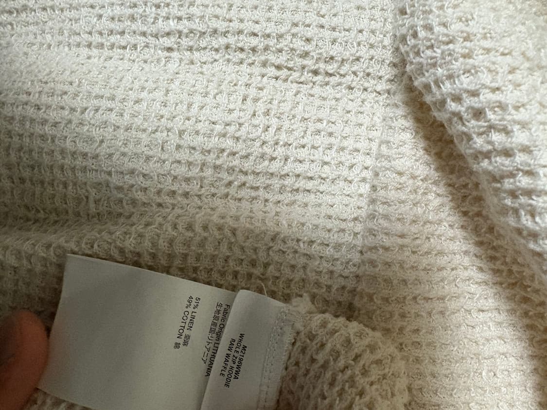 아워레가시 와플 니트 후드집업 52 상품이미지4