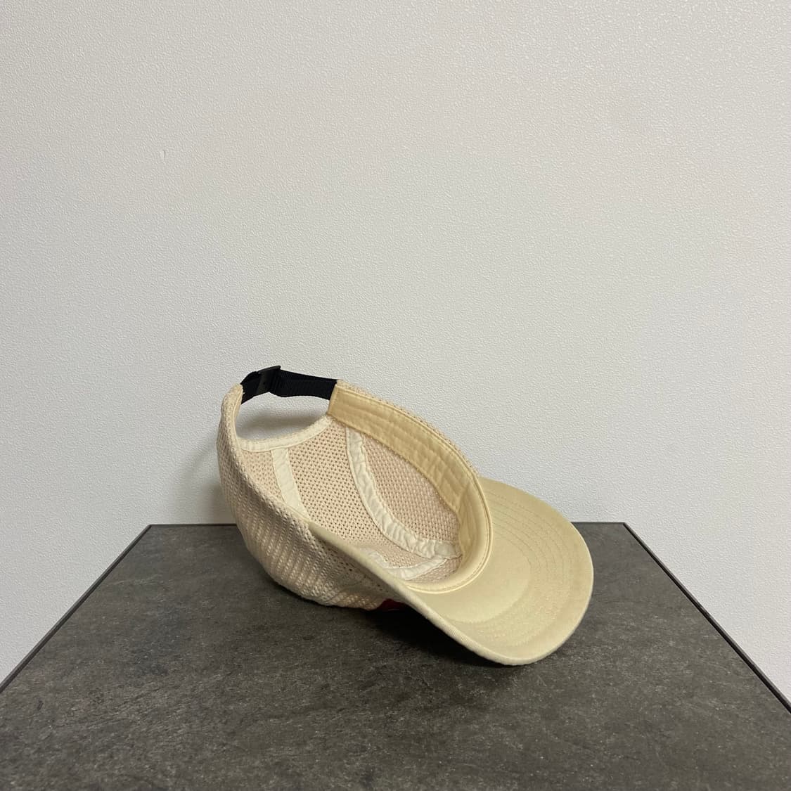 슈프림 캠프캡 모자 스트링 내츄럴 레드 박스로고 상품이미지7