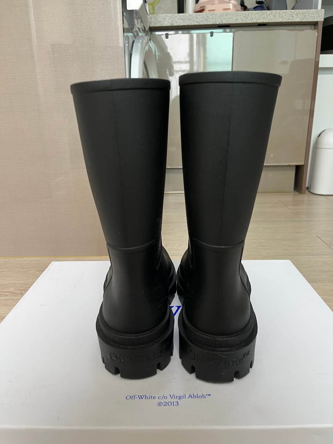 off white “for rainy days” boots 레인부츠 44 상품이미지6